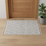3' X 5' Ivory Geometric Area Rug