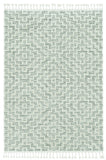 5' X 8' Gray and Ivory Geometric Area Rug