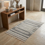 3' X 5' Ivory Abstract Area Rug