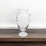 12" Clear Cylinder Lead Free Crystal Table Vase