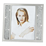 5" x 7" Silver Crystal Tabletop Picture Frame