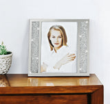 Multiple Sizes Silver Crystal Tabletop Picture Frame
