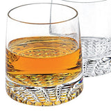 Set of Five Clear Crystal Straight Shape Stemless Decanter And Whiskey Glass