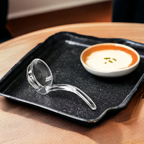 Glossy Clear Crystal Ladle