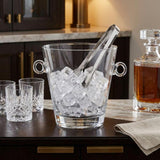 8 Mouth Blown European Glass Ice Bucket Or Cooler