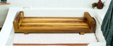 29" Natural Teak Bath Tray and Seat with Handles