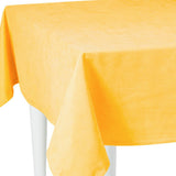 55" X 55" Yellow Polyester Square Tablecloth