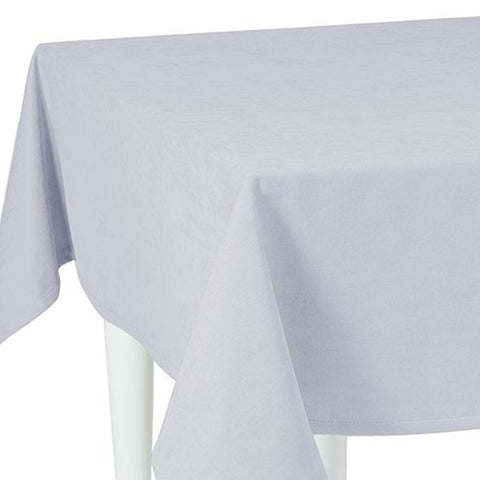 55" X 104" Gray Polyester Tablecloth