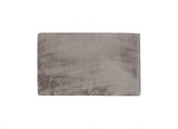 3' X 5' Gray Shag Hand Knotted Area Rug