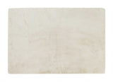 5' X 8' Ivory Shag Hand Knotted Area Rug