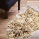 2' X 3' Cream Shag Area Rug