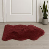 2' X 3' Raspberry Shag Area Rug