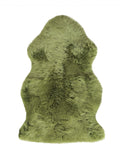 2' X 3' Sage New Zealand Lambs Wool Area Rug