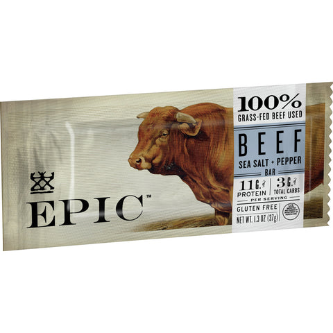 EPIC BAR BEEF SSLT PEPPR ( 12 X 1.3 OZ   )