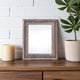5" x 7" Gray Solid Wood Tabletop Picture Frame