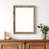 24" x 30" Gray Solid Wood Hanging Picture Frame