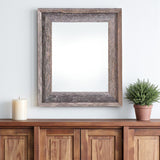 24" x 36" Gray Solid Wood Hanging Picture Frame