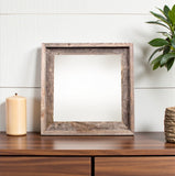 12" x 12" Gray Solid Wood Tabletop Picture Frame