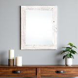16" x 20" White Solid Wood Hanging Picture Frame