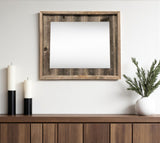 11" x 14" Gray Solid Wood Hanging Picture Frame