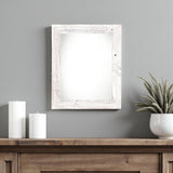 11" x 14" White Solid Wood Hanging Picture Frame