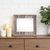 8" x 10" Gray Solid Wood Tabletop Picture Frame