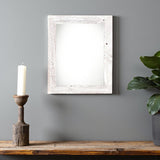 8.5" x 11" White Solid Wood Hanging Picture Frame