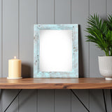 8" x 10" Blue Solid Wood Tabletop Picture Frame