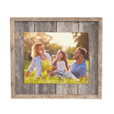 5" x 7" Gray Solid Wood Tabletop Picture Frame