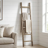 73" X 15" Espresso Wood Hanging Dimensional Sculpture