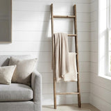 60" X 13" Gray Wood Hanging Dimensional Sculpture