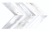 8' Ivory Blue And Gray Abstract Distressed Runner Rug