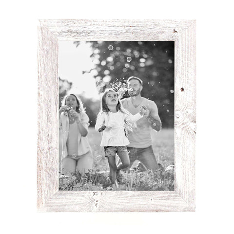 5" x 7" White Solid Wood Tabletop Picture Frame