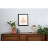 6" x 6" Black Solid Wood Tabletop Picture Frame