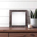6" x 6" Black Solid Wood Tabletop Picture Frame