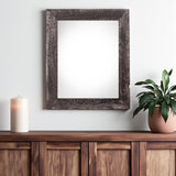 18" x 24" Black Solid Wood Hanging Picture Frame