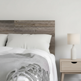 Set of Six 3" x 12" Gray And Brown Wood Planks Wall Decor
