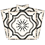 8' Ivory And Blue Floral Indoor Outdoor Area Rug