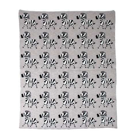 4' X 6' Ivory And Blue Geometric Area Rug