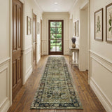 12' Green Runner Rug