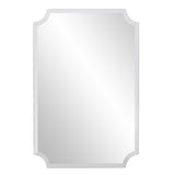 36" Rectangle With Scalloped Corner Unframed Accent Mirror