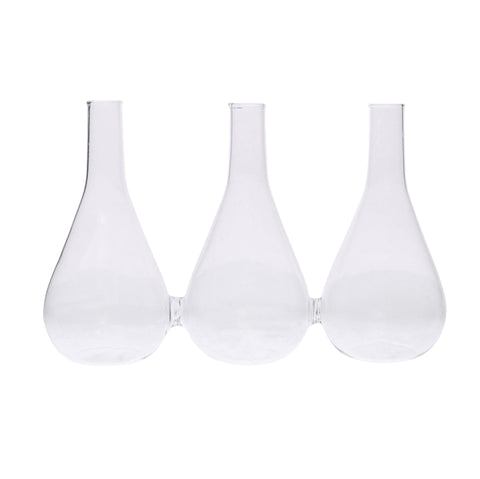 5" Clear Bud Crystal Glass Table Vase