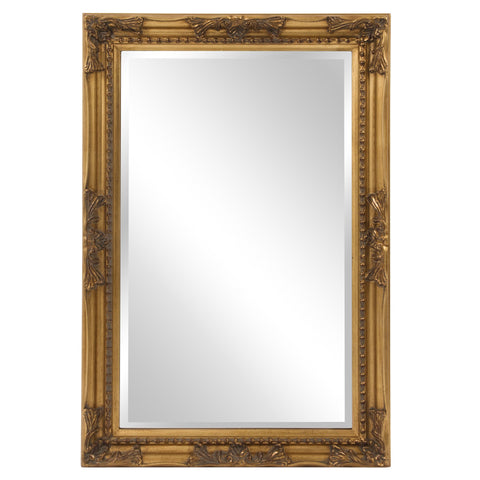 33" Gold Framed Accent Mirror