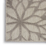 6' X 9' Gray Indoor Outdoor Area Rug