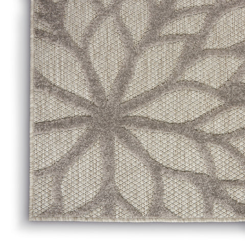 6' X 9' Gray Indoor Outdoor Area Rug