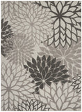7' X 10' Gray Indoor Outdoor Area Rug