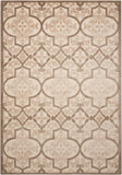 4' X 6' Cream Moroccan Indoor Outdoor Area Rug