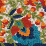 3' X 4' Green And Ivory Indoor Outdoor Area Rug
