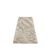 8' X 10' Green Beige And Ivory Geometric Washable Indoor Outdoor Area Rug