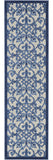 10' Blue And Gray Indoor Outdoor Area Rug